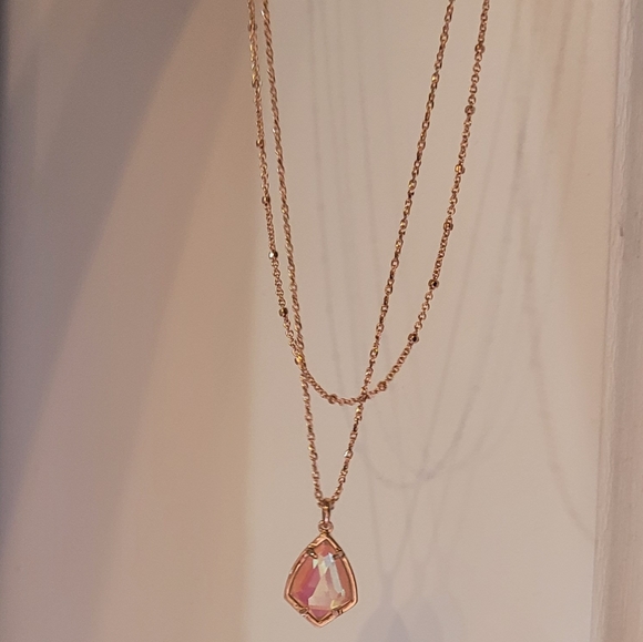 NWT BEAUTIFUL KENDRA SCOTT FACETED EARRINGS & LAYERED NECKLACE BUNDLE - Picture 8 of 13